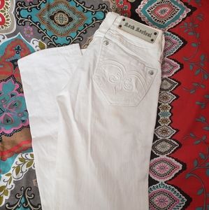 Rock Revival White Jeans